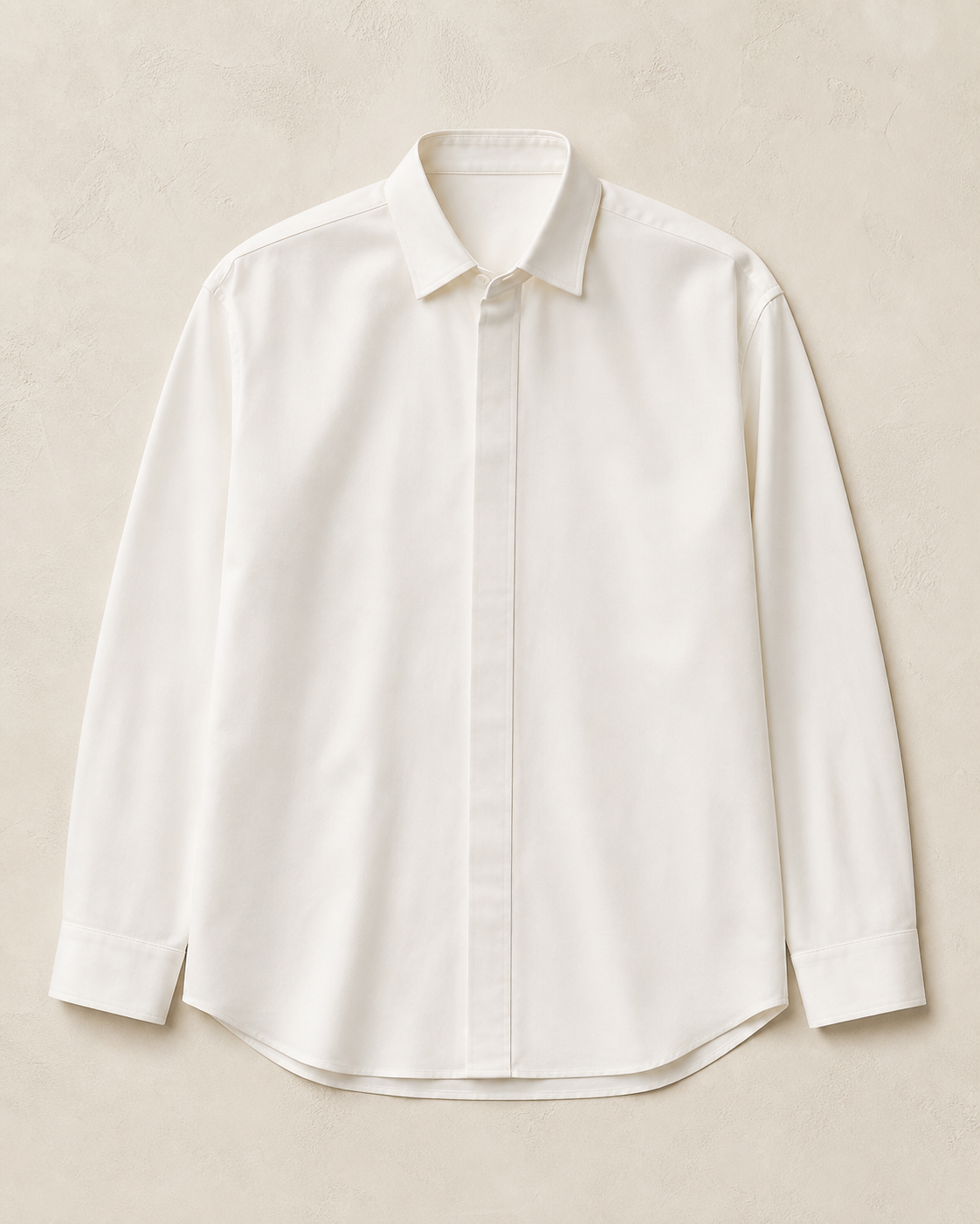 Archive Collar Shirt in White Jade product photograph