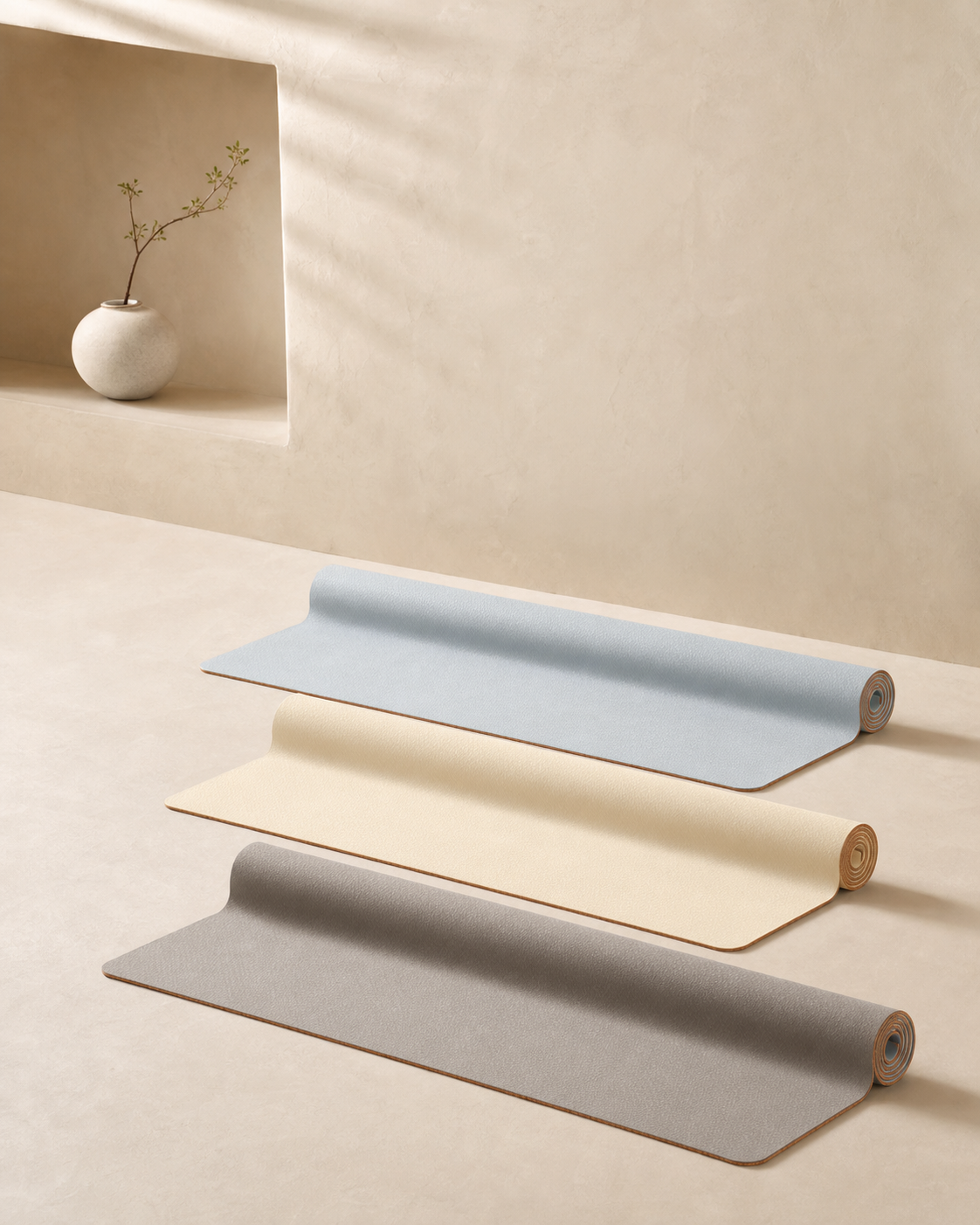 Cloud Restorative Mat in Cloud, Oat, Riverstone