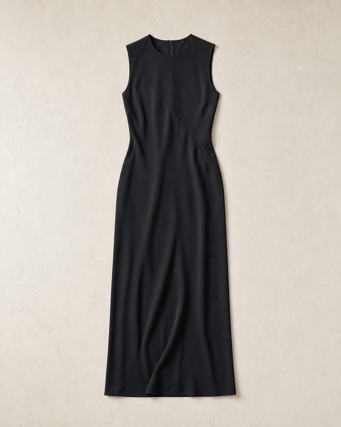 Evening Column Dress in Ink product photograph