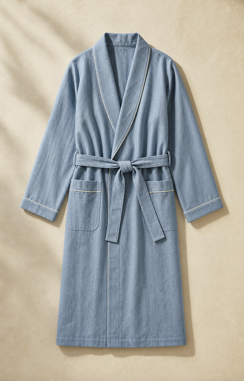 River Light Robe in Mineral Blue