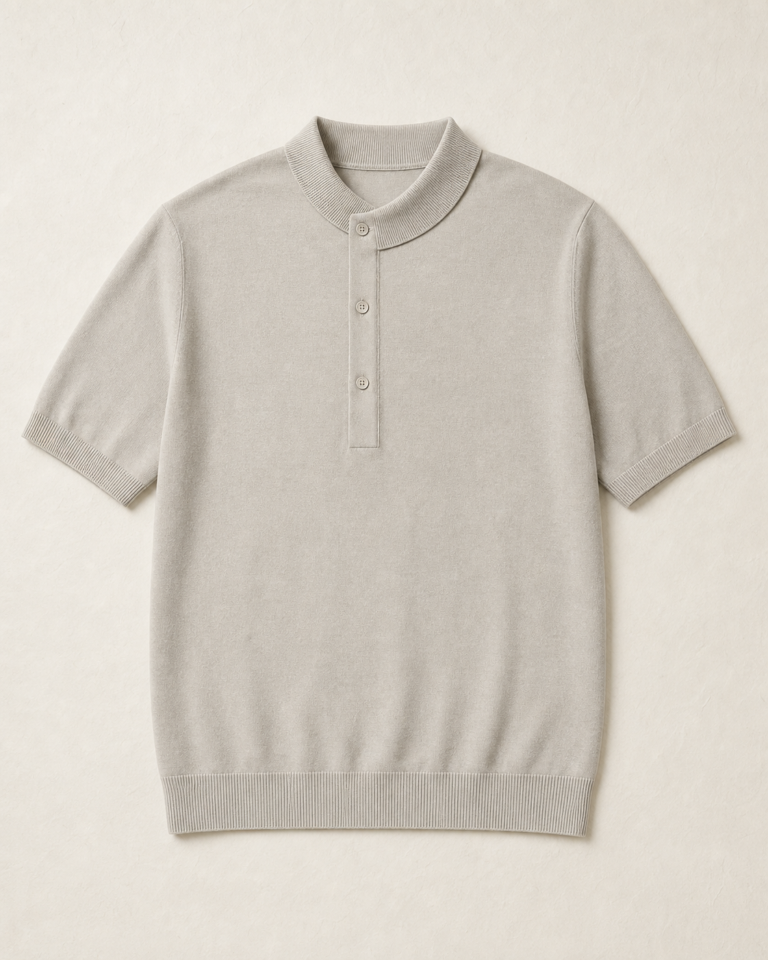 Dawn Polo in Mist — front product view