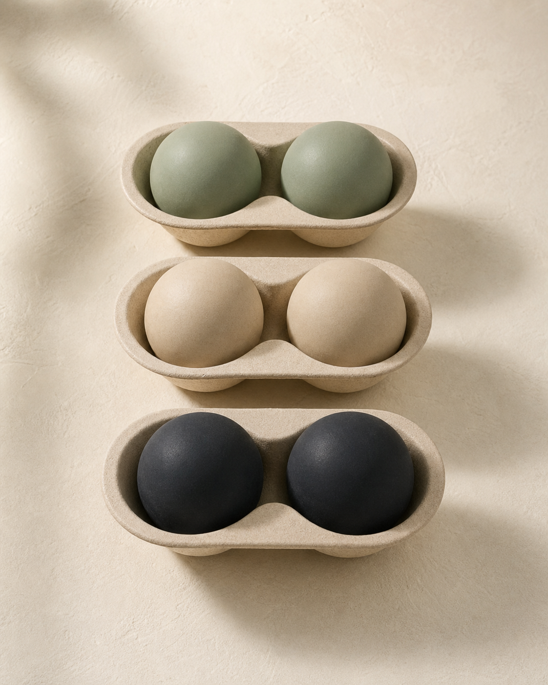 River Recovery Ball Set in Celadon, Oat and Ink