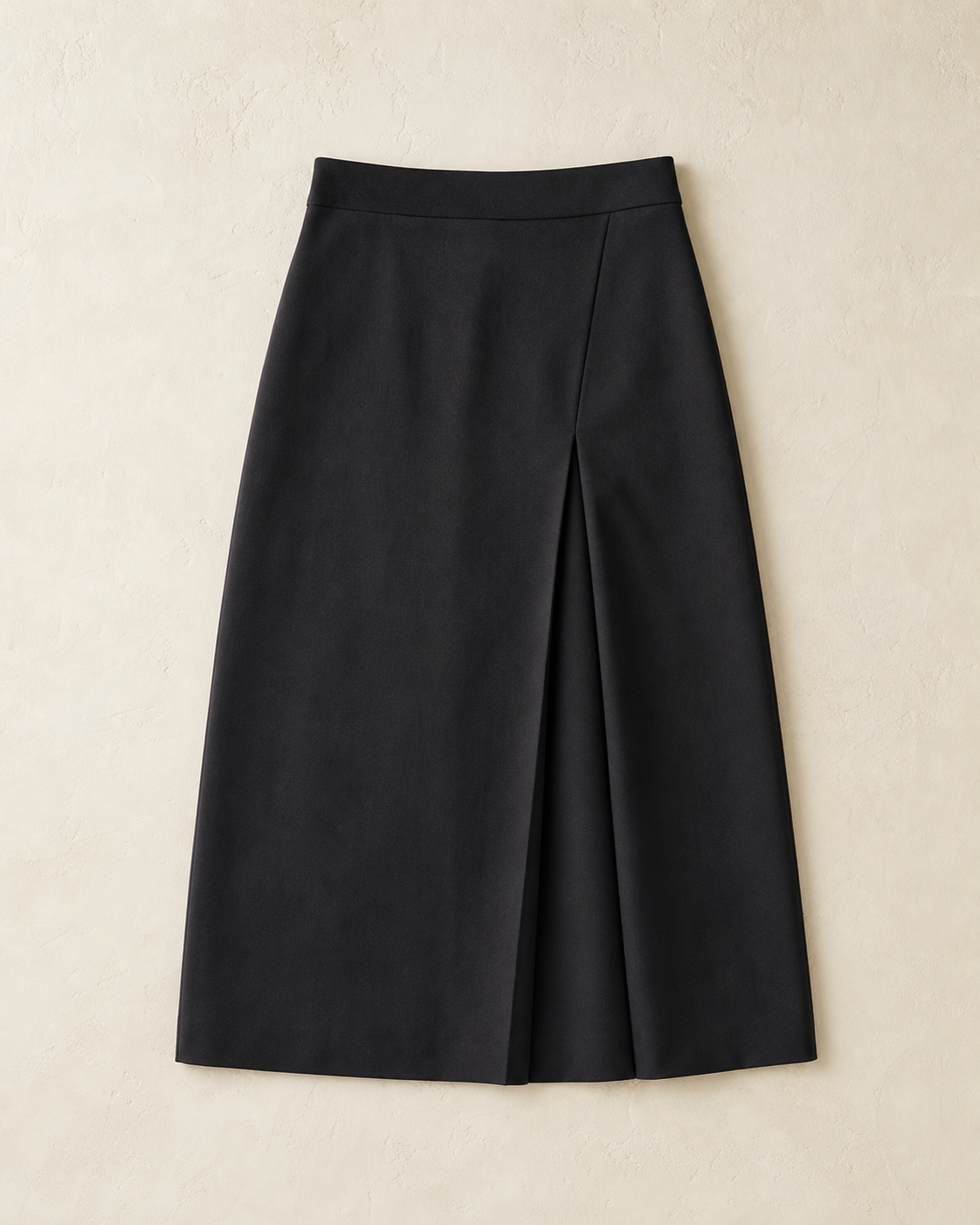 Terrace Pleat Skirt in Ink product photograph